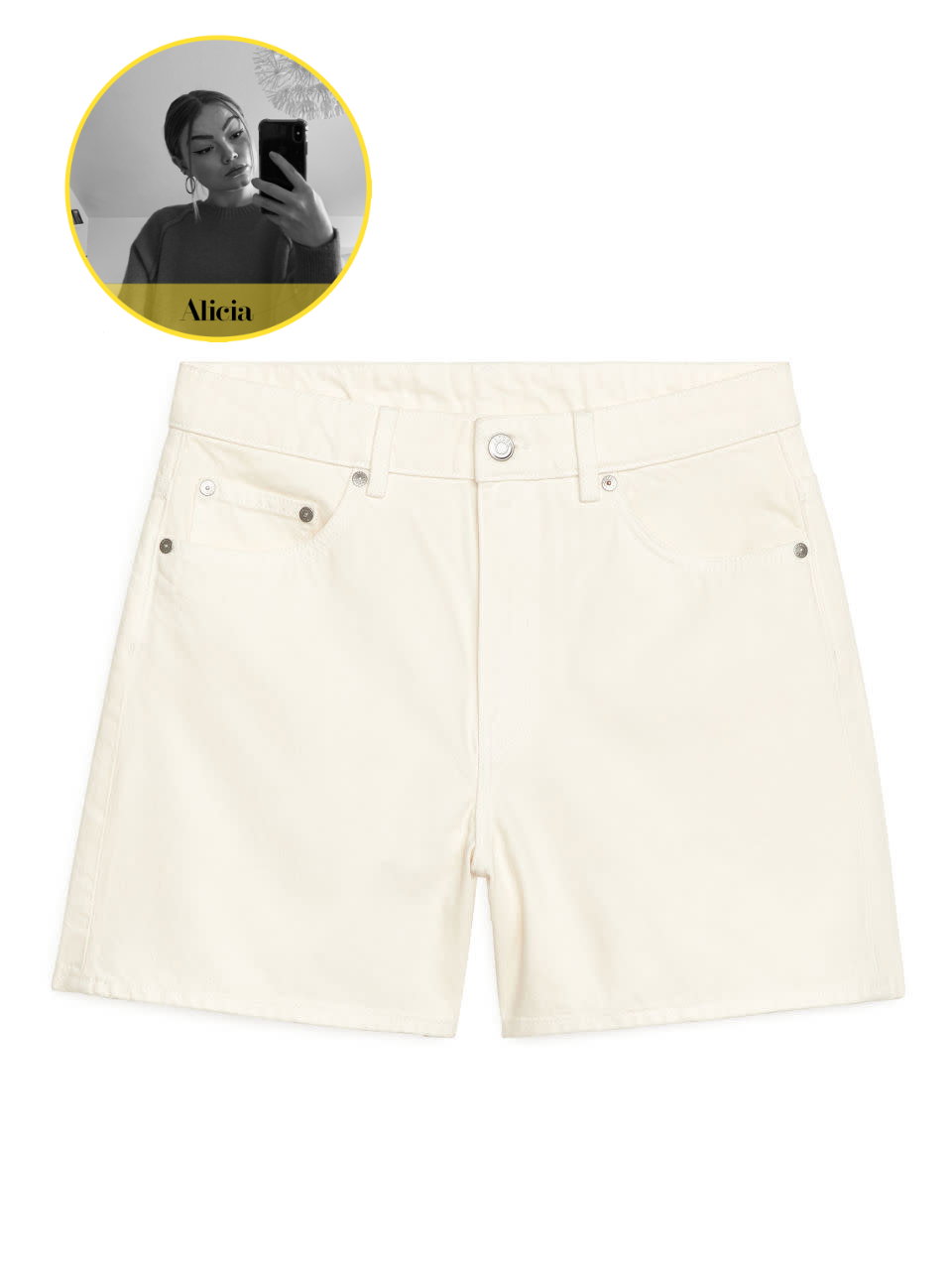Arket beige Jeans Shorts