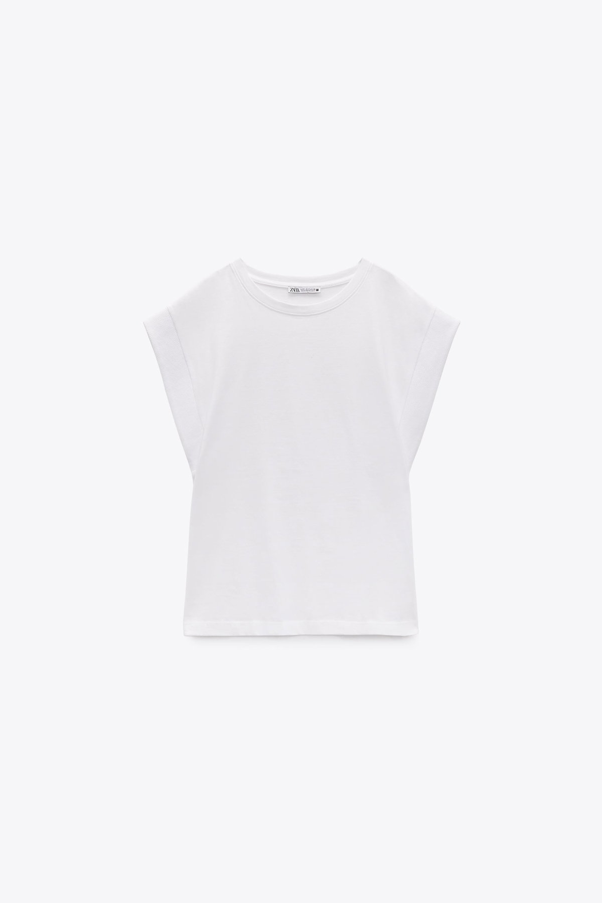 T-Shirt weiß Zara