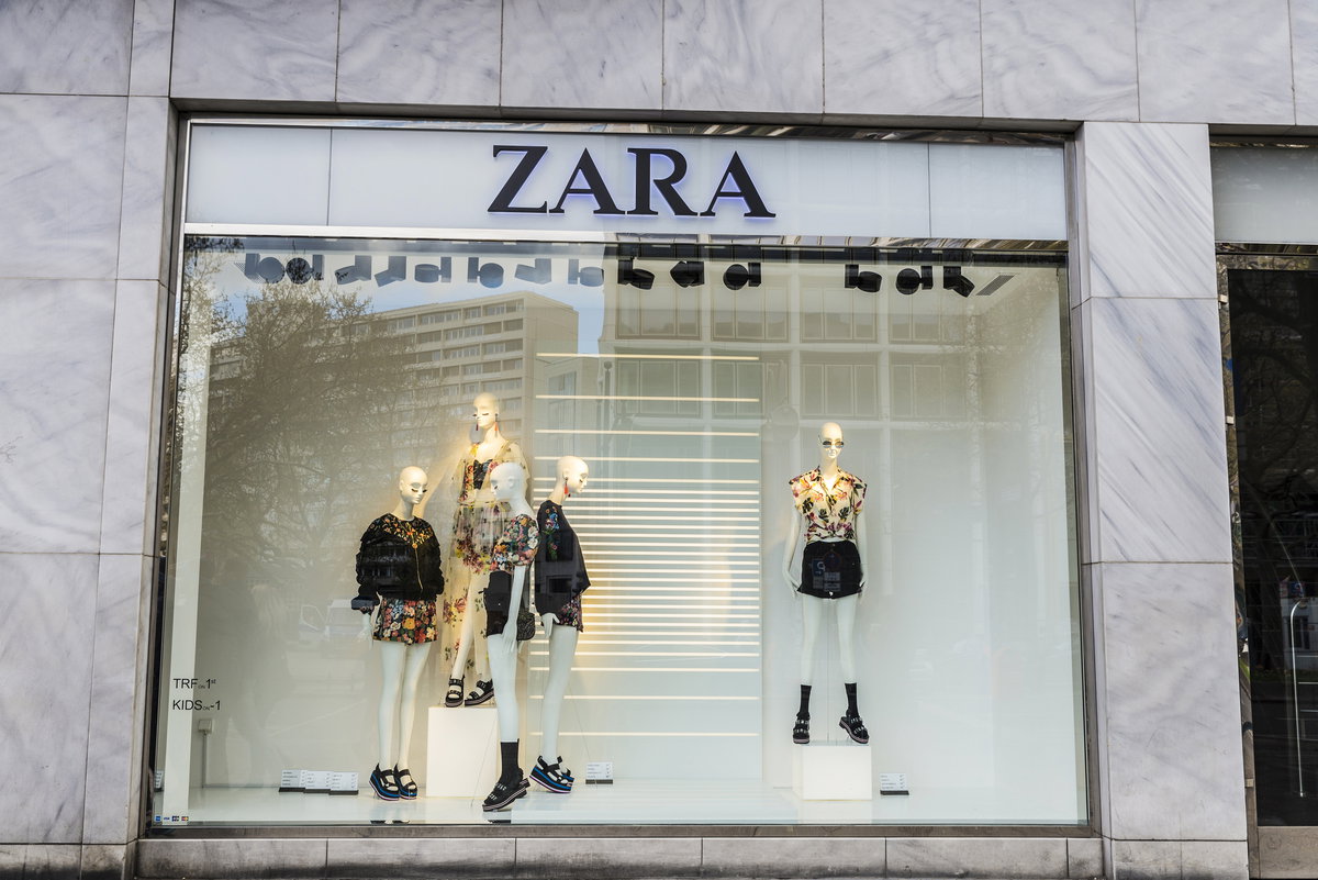 Zara Store von außen