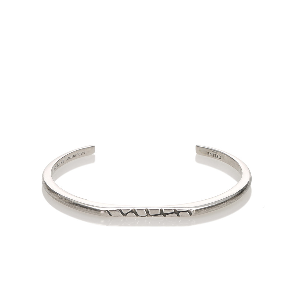 Celine Animals Bangle Armband silber