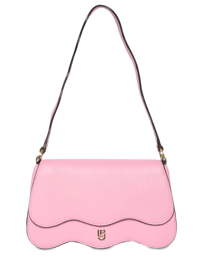 Les Petits Joueurs Tasche leder pink wavy