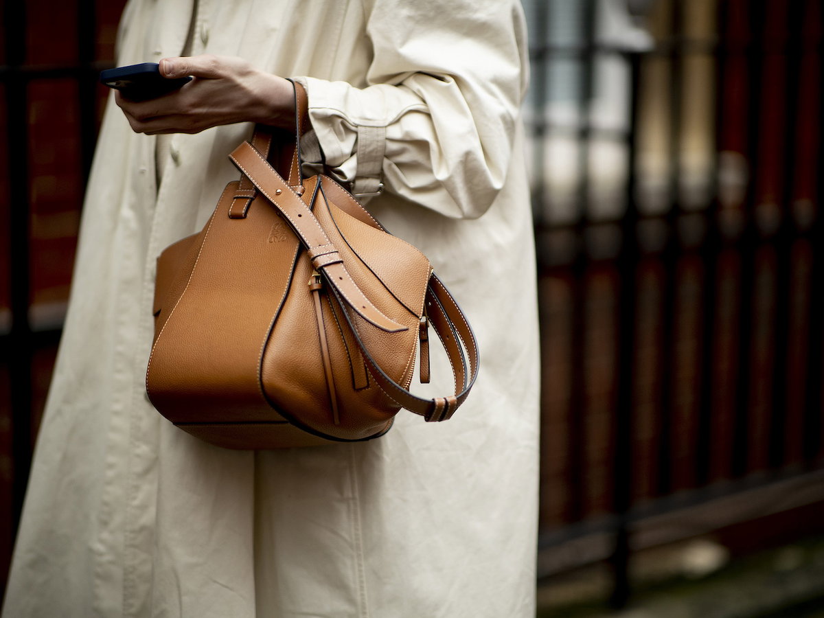 Ledertasche in braun Streetstyle