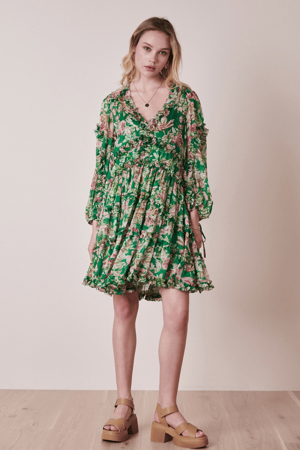 Luftiges florales Kleid Claire Luise