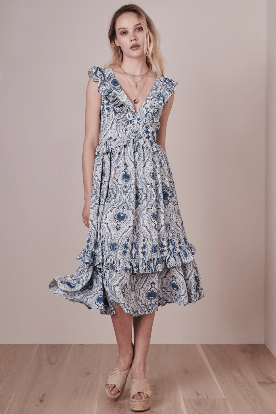 Midikleid mit Ornamenten Claire Luise