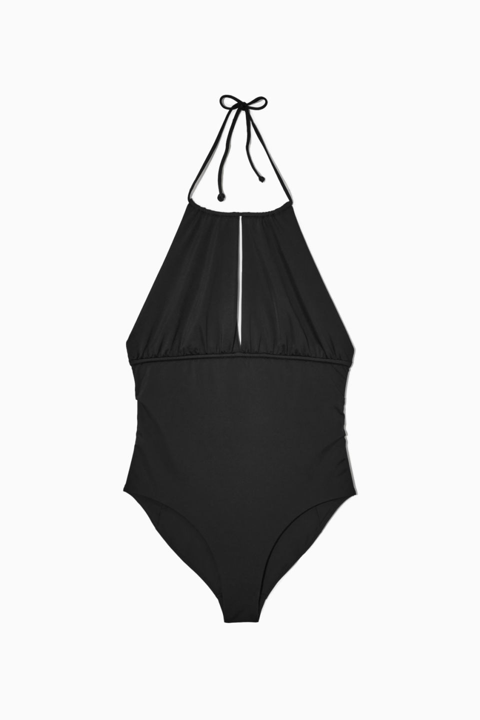 OPEN-BACK GATHERED SWIMSUIT COS