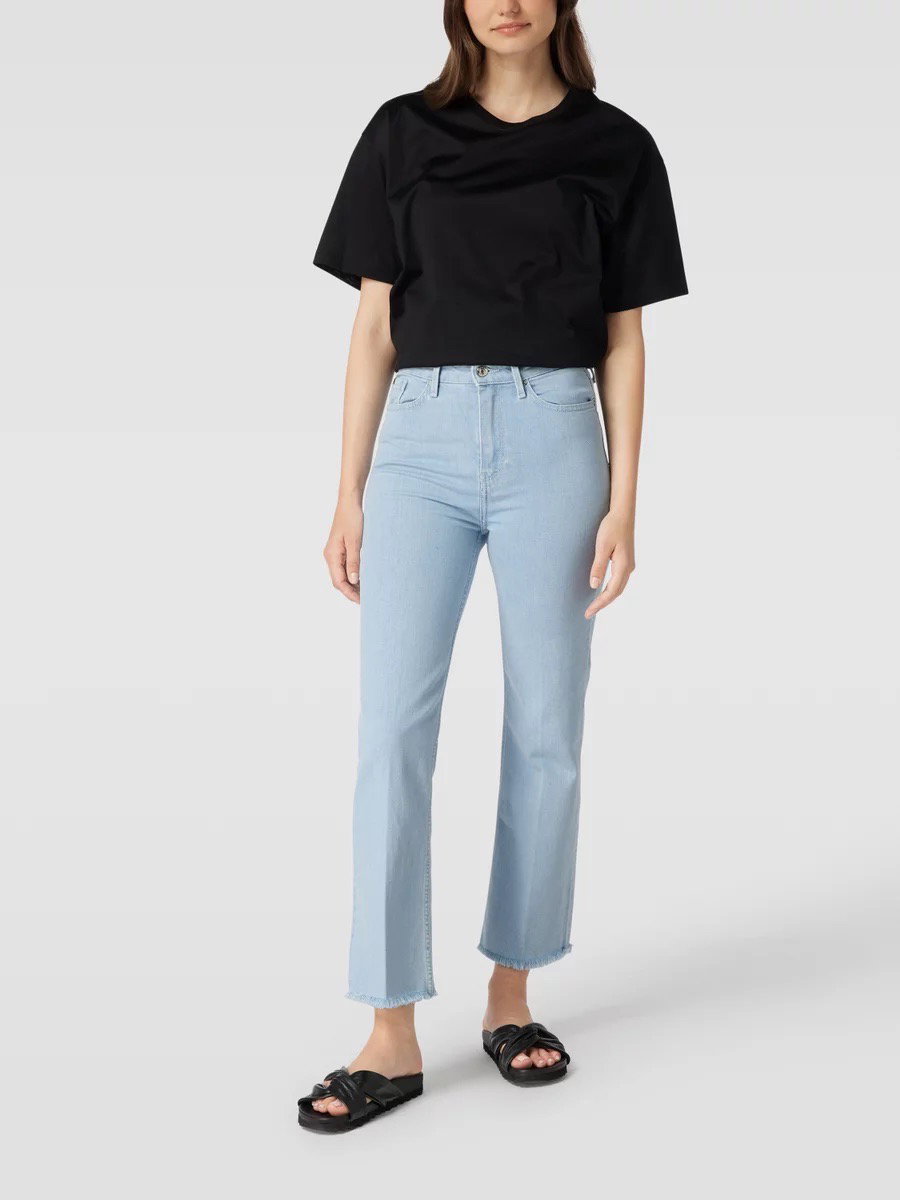 Tommy Hilfiger Kick Flare Hw C Aby Jeans mit Label Patch Jeans Large