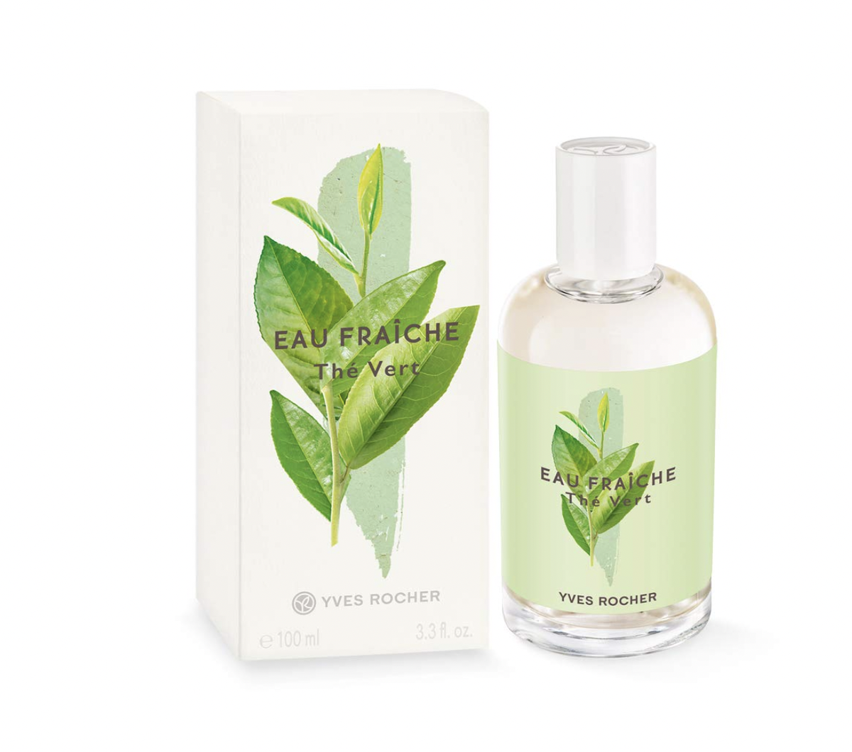 Yves Rocher LA COLLECTION Eau Fraîche Grüner Tee, erfrischendes Bodyspray