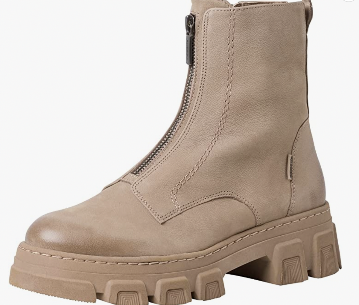 beige Stiefelette Tamaris