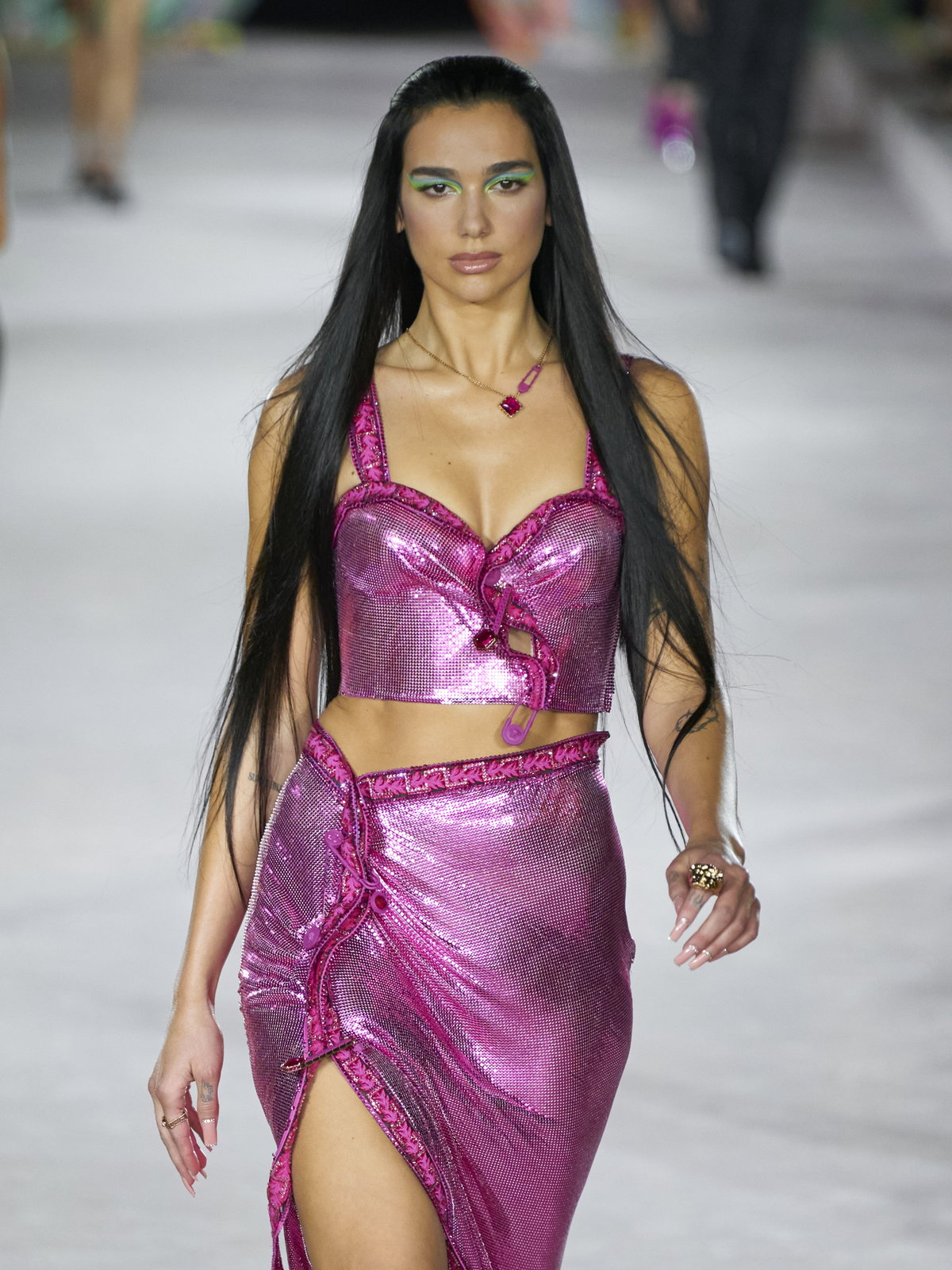 Dua Lipa Versace Show