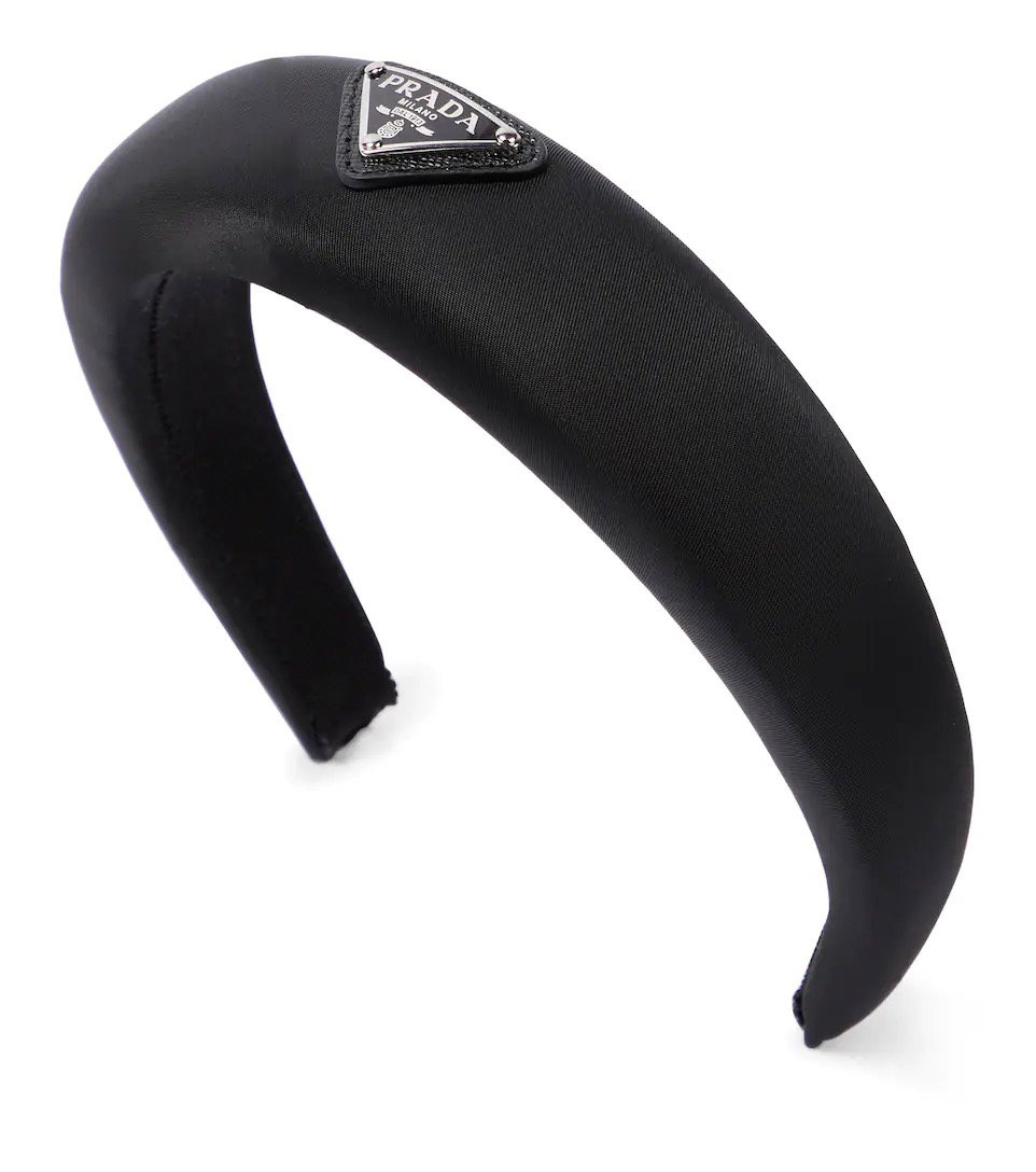 Haarreif aus Re-Nylon Prada schwarz