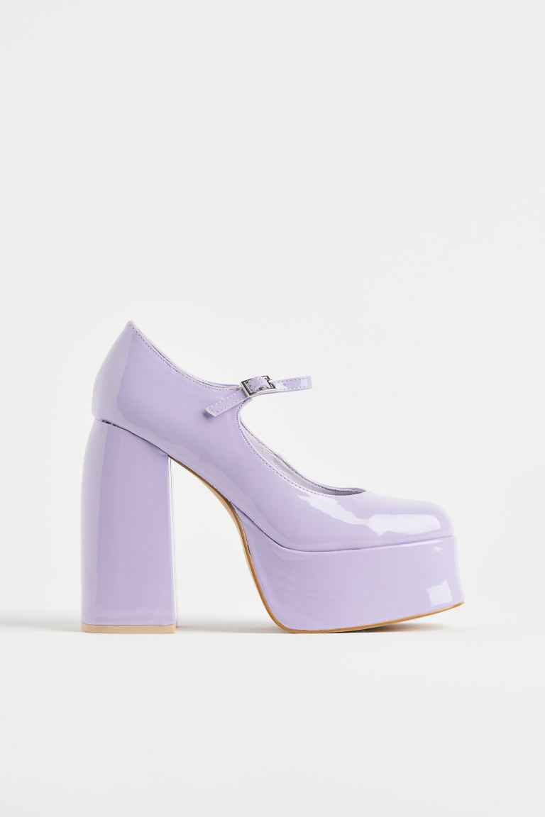 KOI Footwear Lavender Sorbet Platform Heels