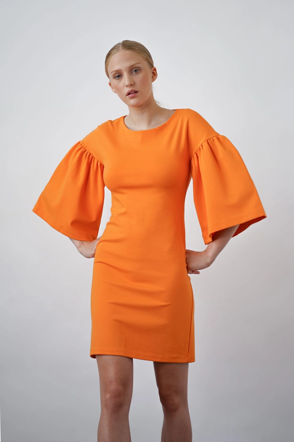 Residus Ecco Dress - Apricot orange