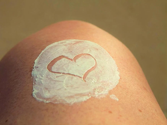 Sonnencreme Haut
