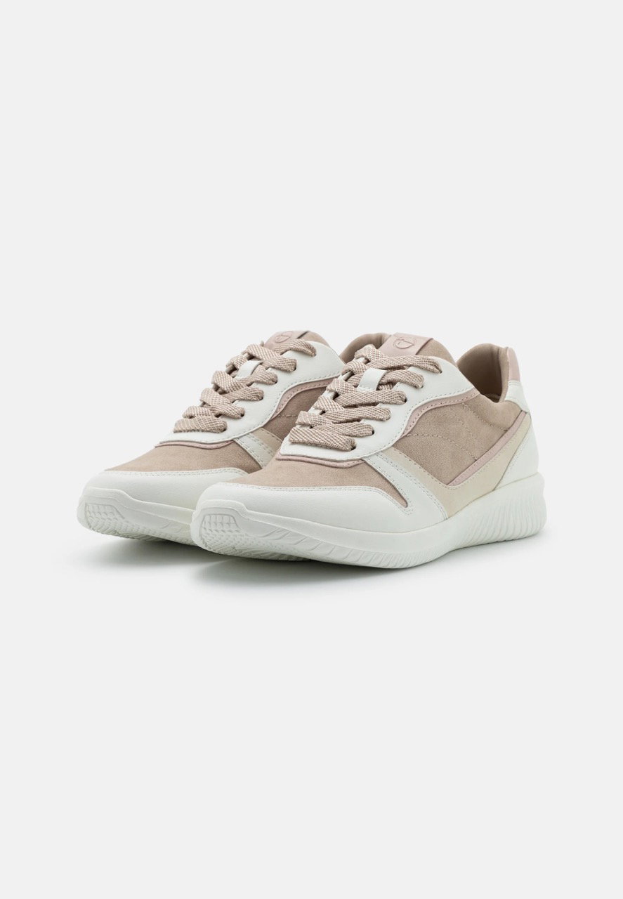 Tamaris Damen Sneaker pink weiß