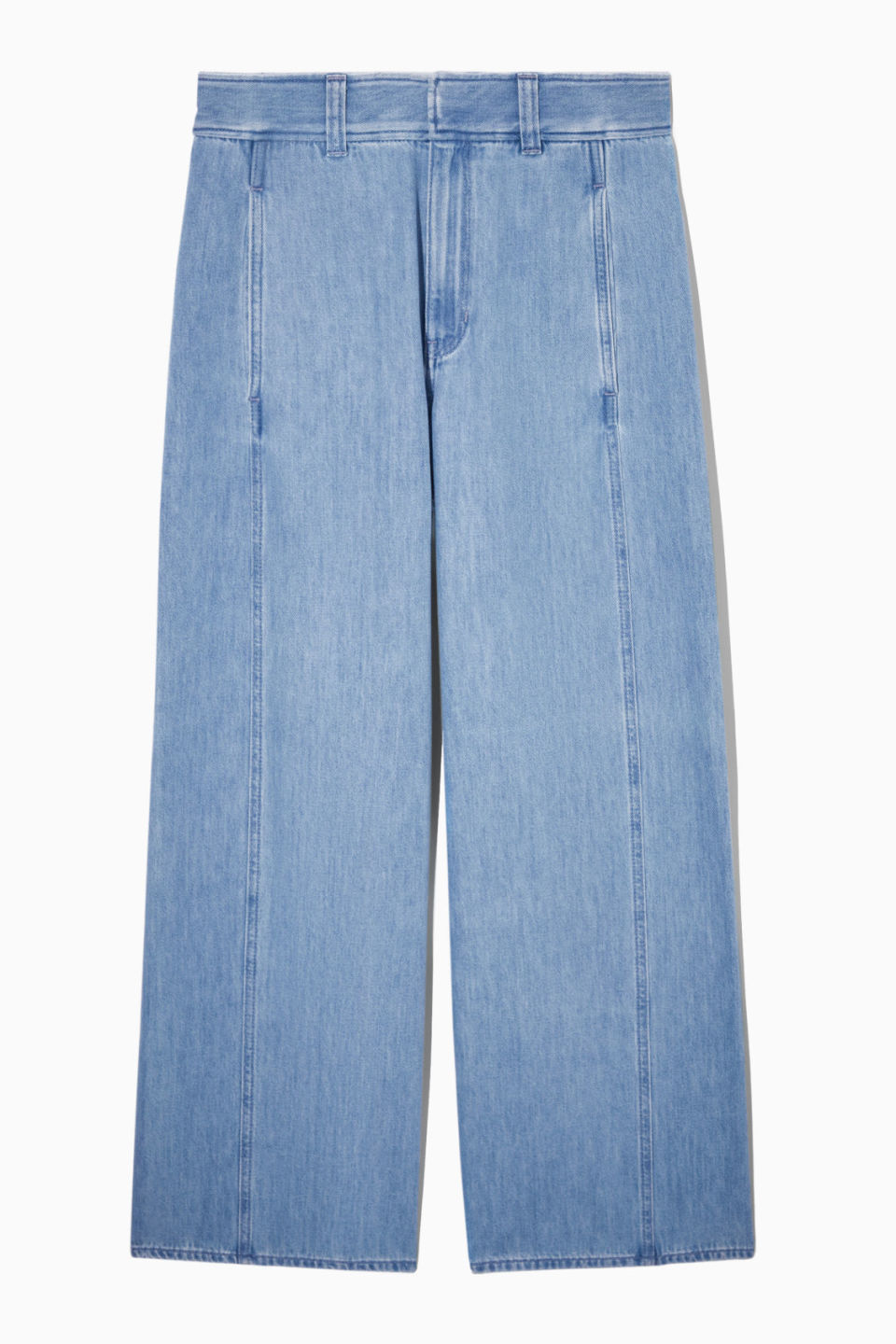 WIDE-LEG HIGH-RISE JEANS COS blau