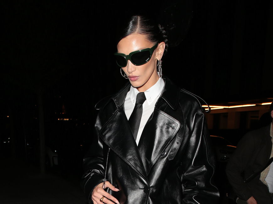 Winter-Trends 2022: Ein Ledermantel ist jetzt alles, was wir brauchen - laut Bella Hadid