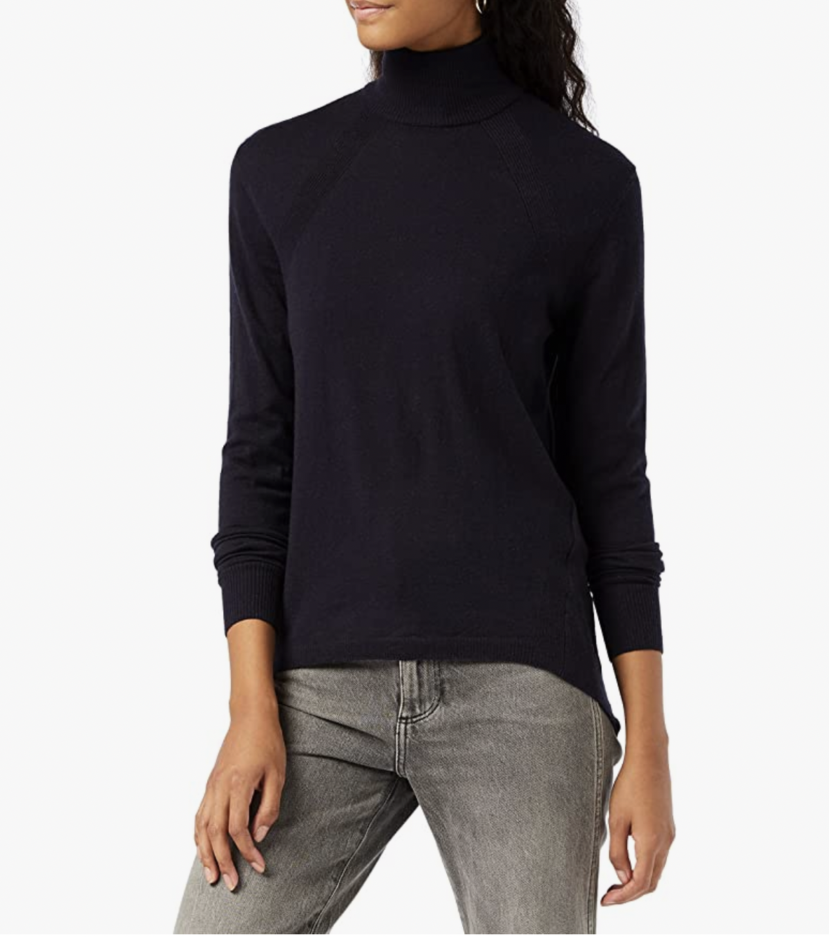FALKE Damen Rollkragenpullover dunkelblau