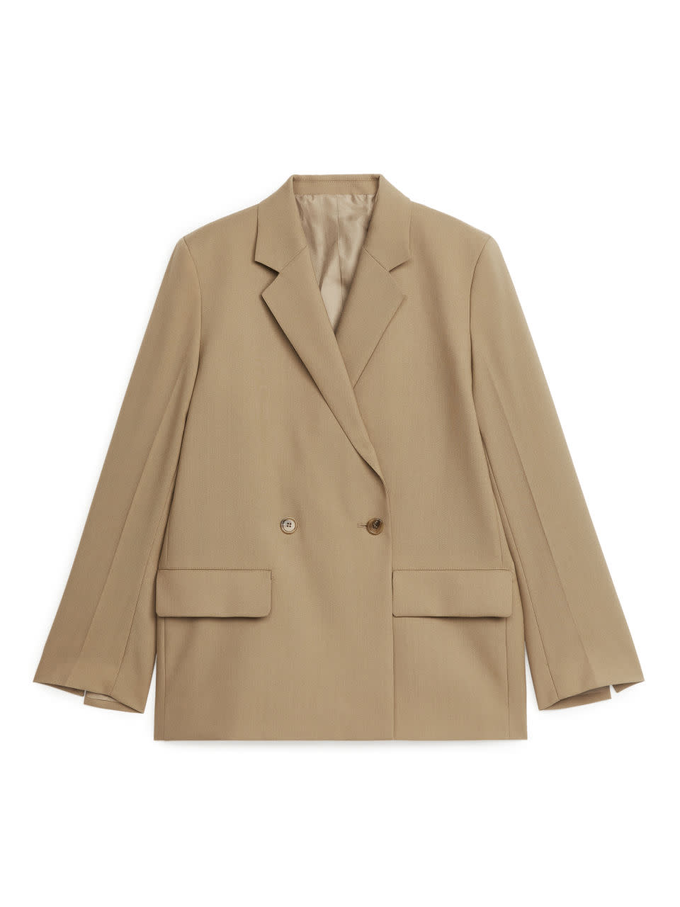 Arket Double Breasted Hopsack Blazer