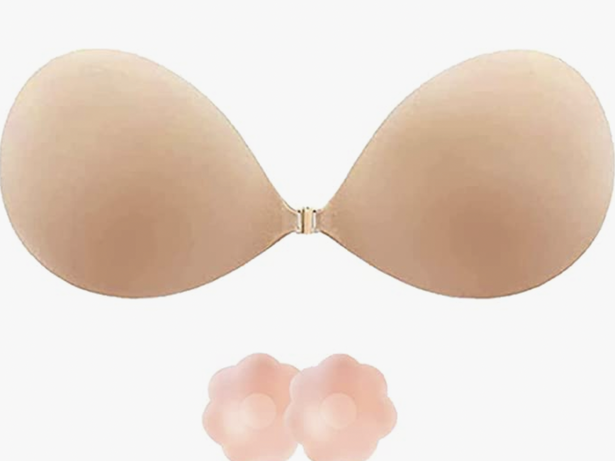 BTkviseQat Klebe BH Rückenfrei Push up BH