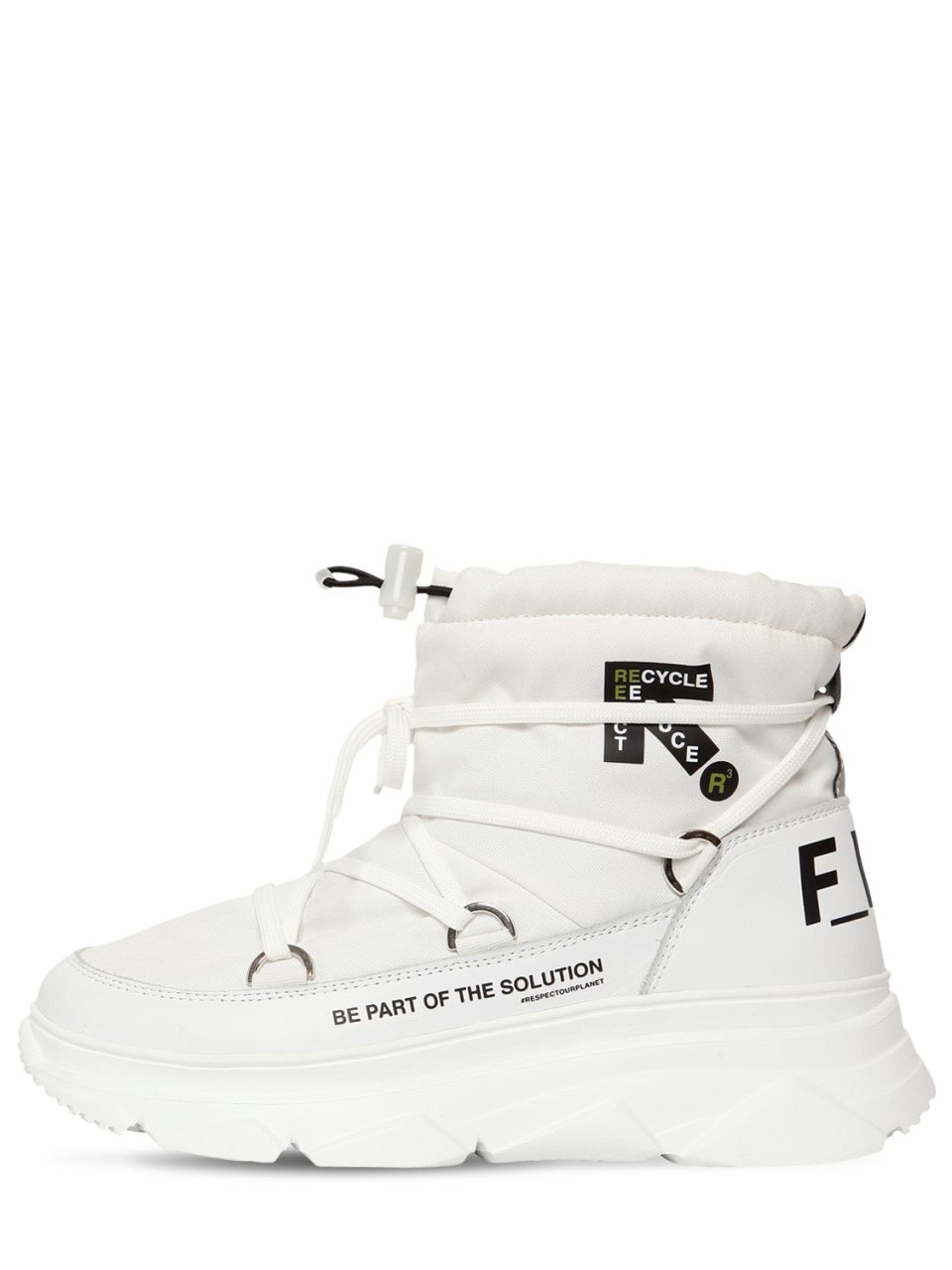 F_WD 50mm Hohe Knöchelstiefel Aus Nylon