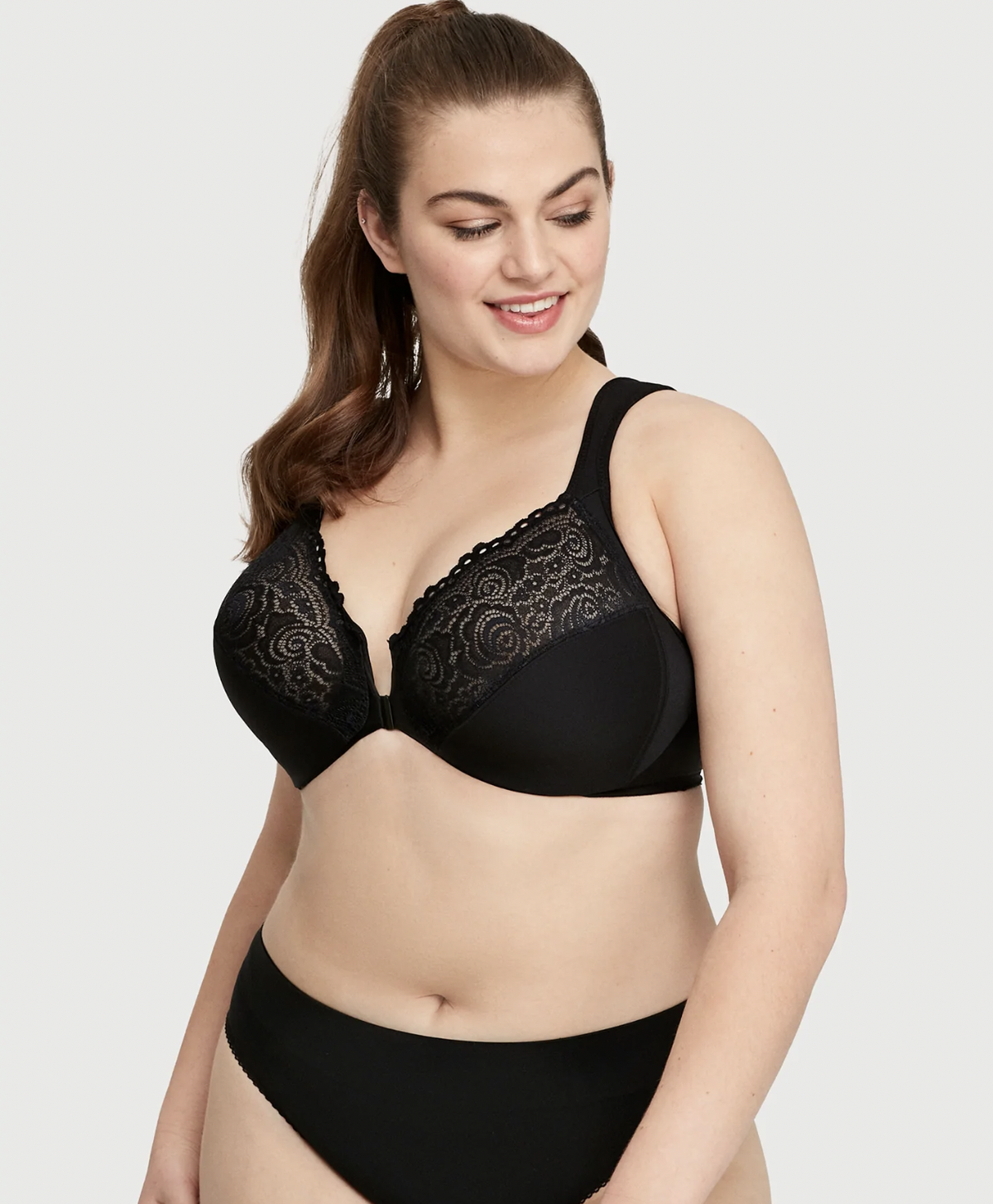 Ebenfalls ein optisches Highlight: Der BH mit Front-Closure von Glamorise für ca. 52 Euro.
