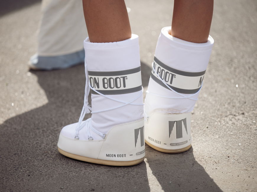 Moon boots Streetstyle weiß Frau