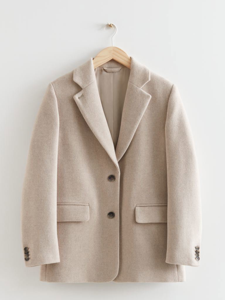 Oversize-Blazer beige &other Stories