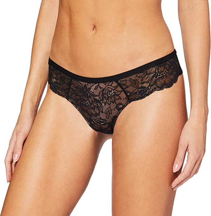 Triumph Amourette Charm Hipster schwarz mit Spitze