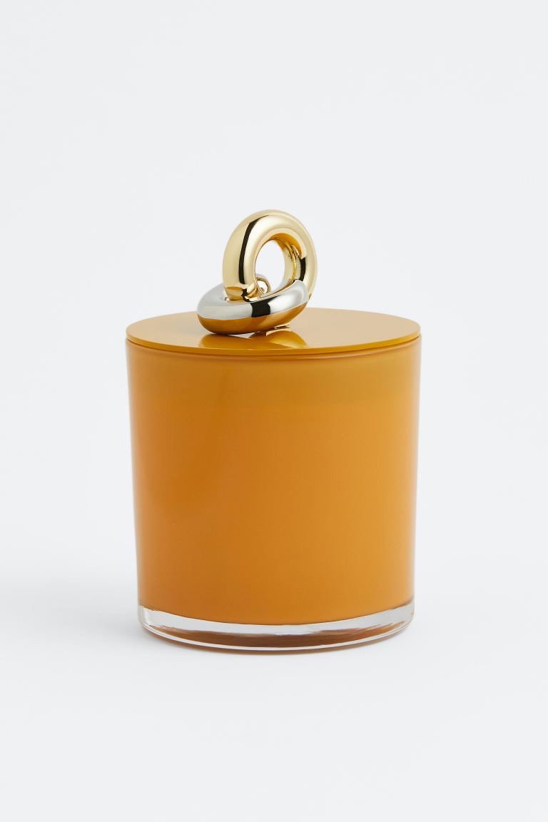 Duftkerze gelb uncommon matters x H&M Home