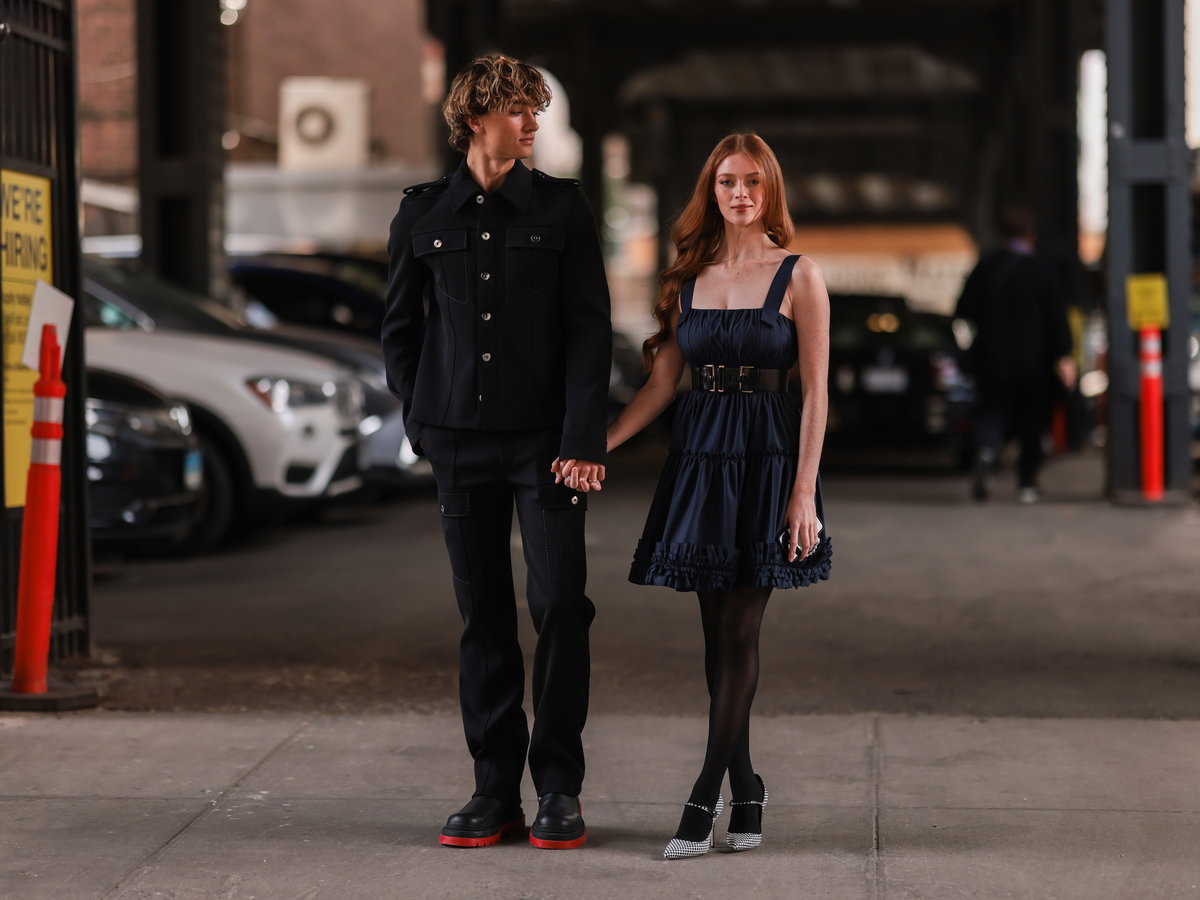 Gevin Larson auf der Fashion Week