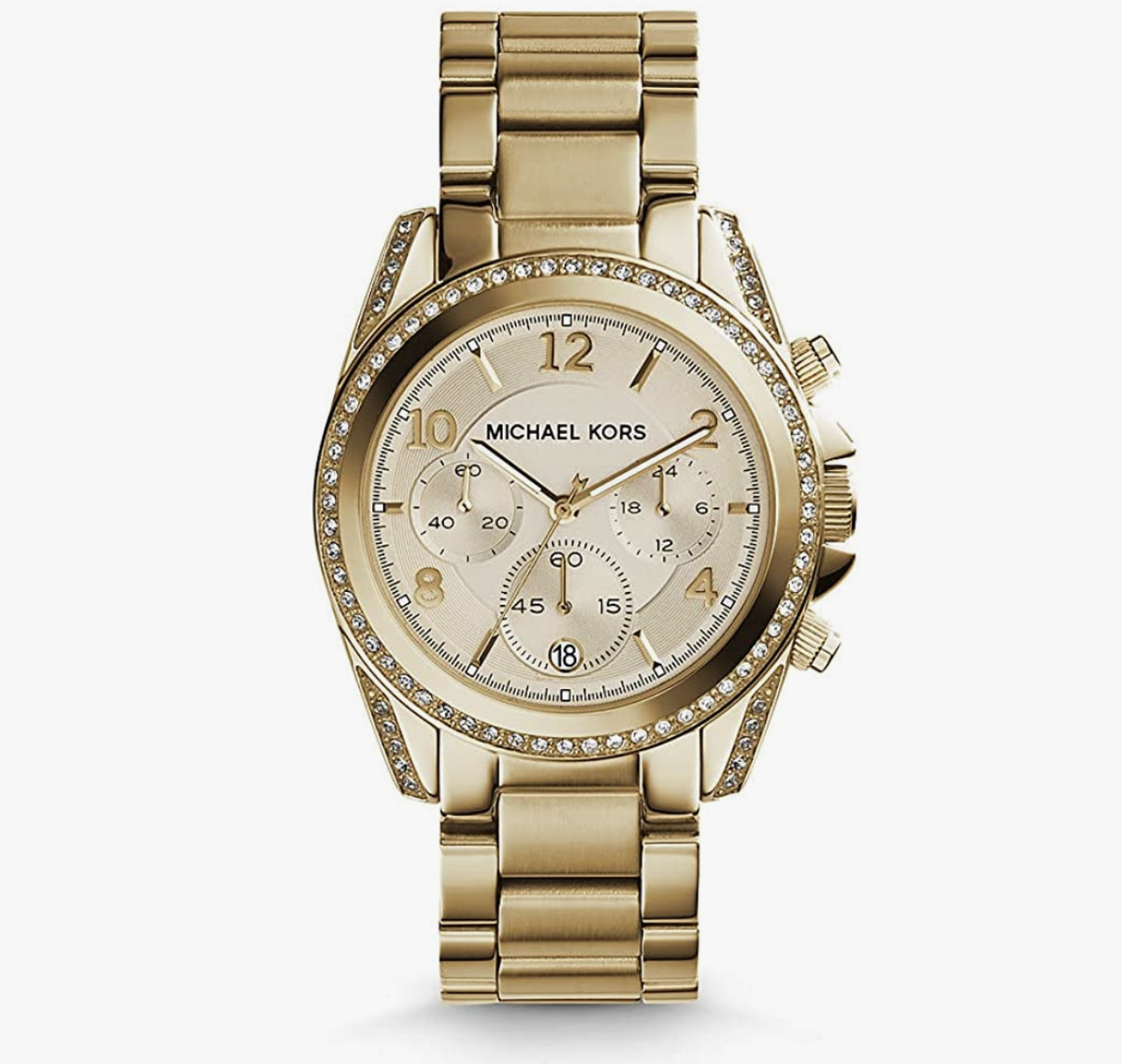 Michael Kors Damenuhr Blair, 39 mm Gehäusegröße gold