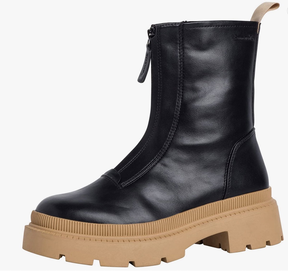 Tamaris Damen Stiefelette schwarz braun