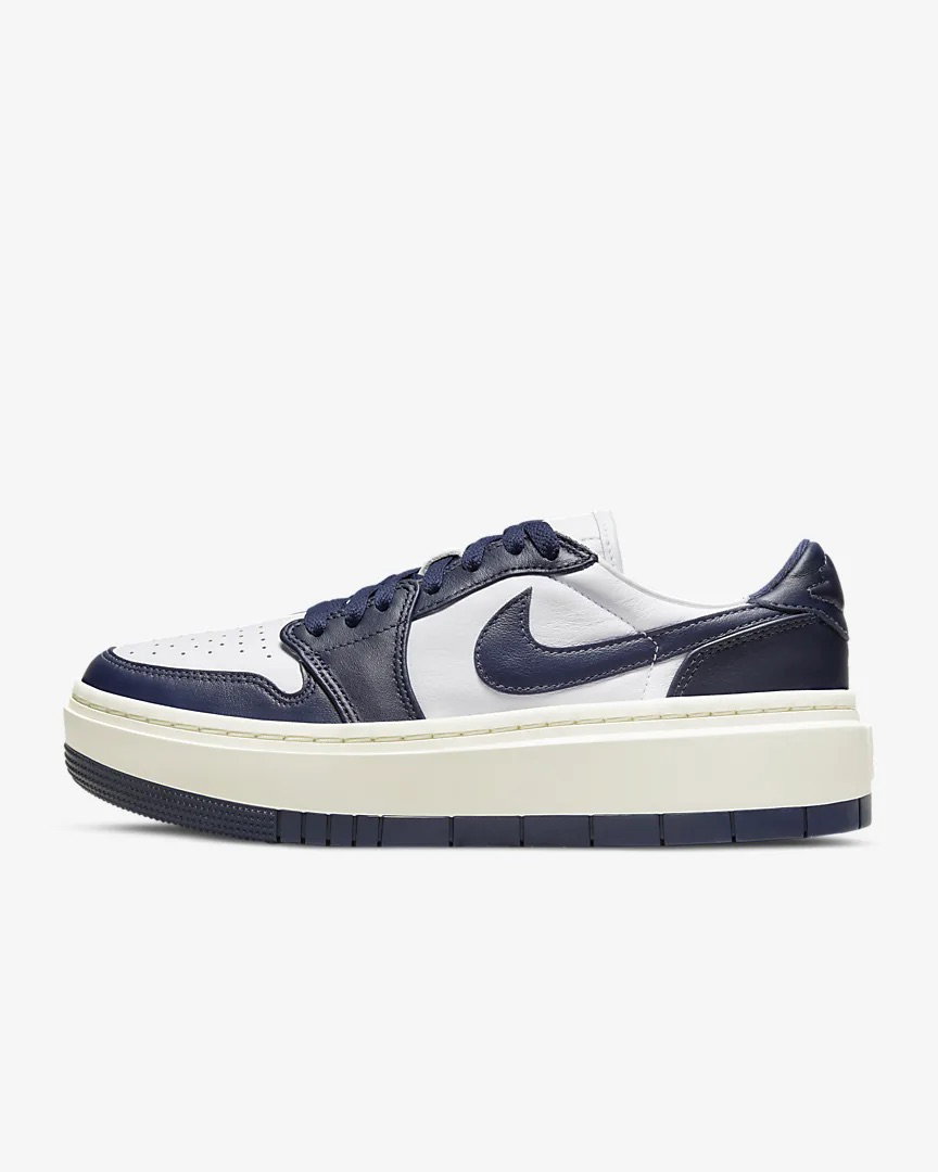 Air Jordan 1 Elevate Low in Blau-Weiß von Nike