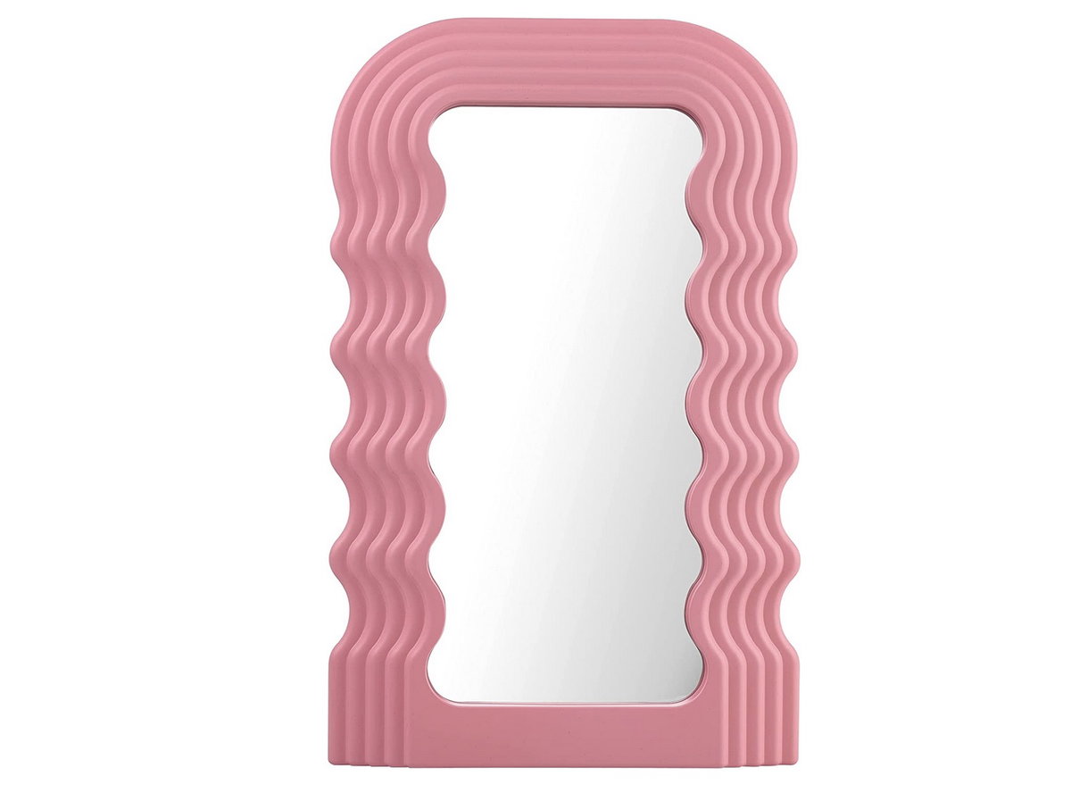 Ästhetischer Wellenspiegel in Rosa von Funerom über Amazon