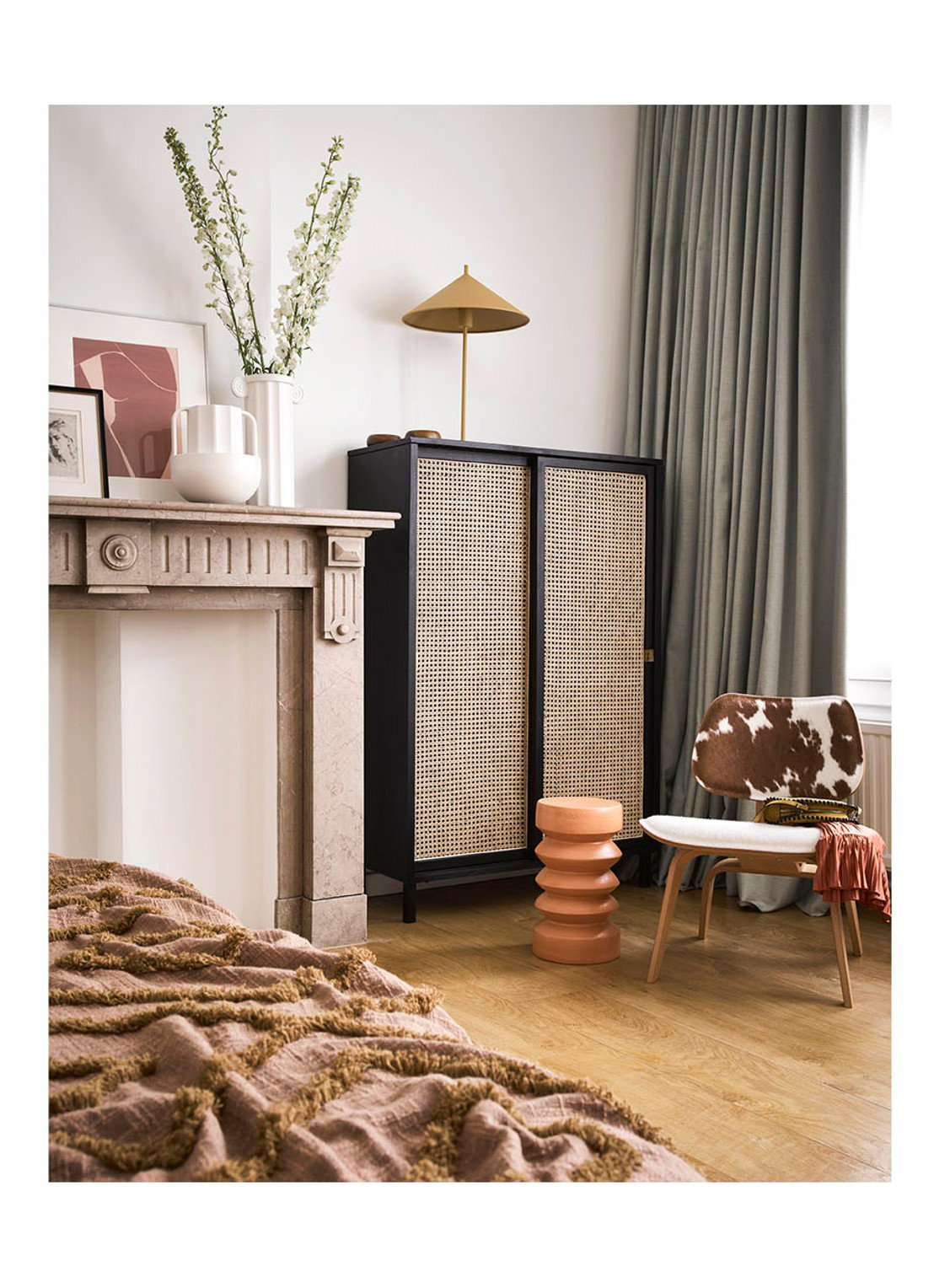 Beistelltisch von HKliving in Orange über De Bijenkorf, ca. 90 Euro