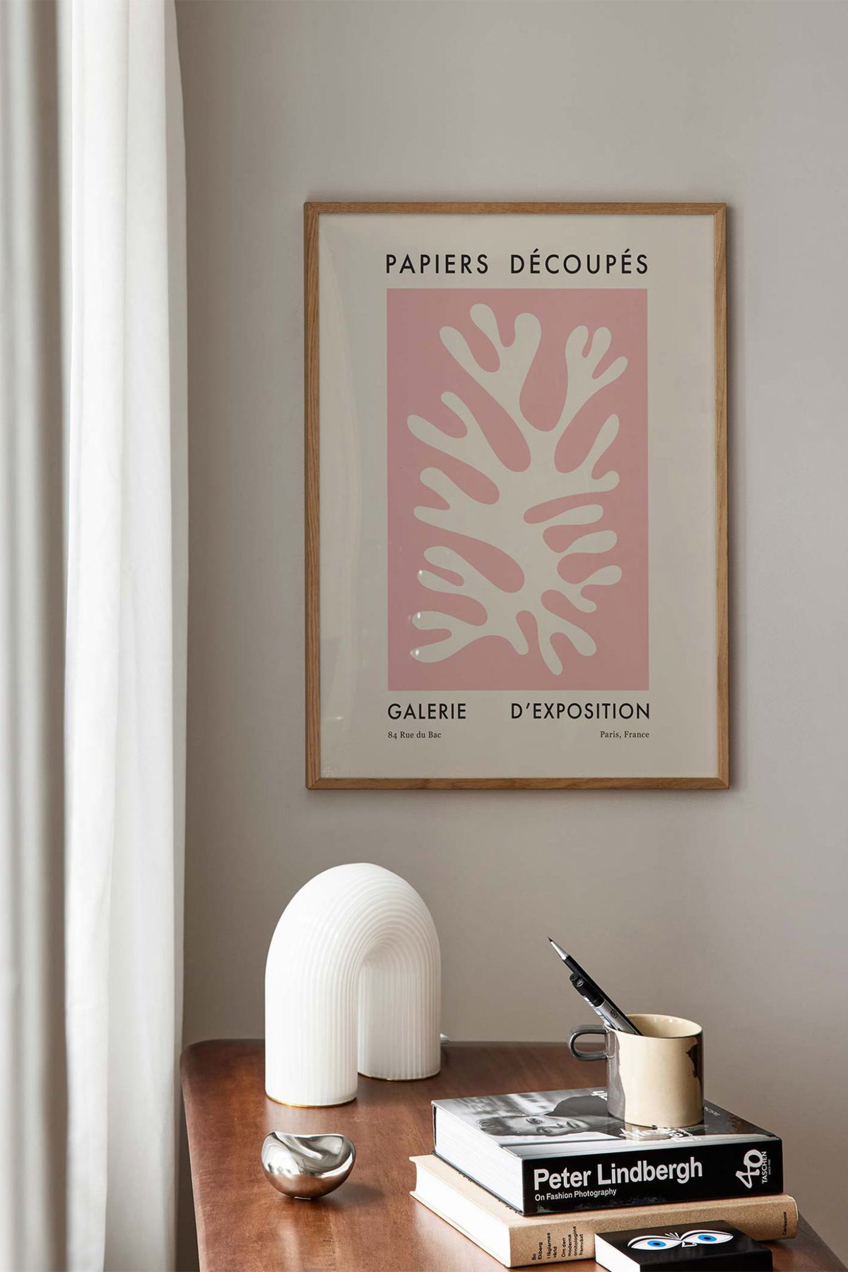 Papiers Découpés Beige Poster von Postery über H&M, ca. 30 Euro
