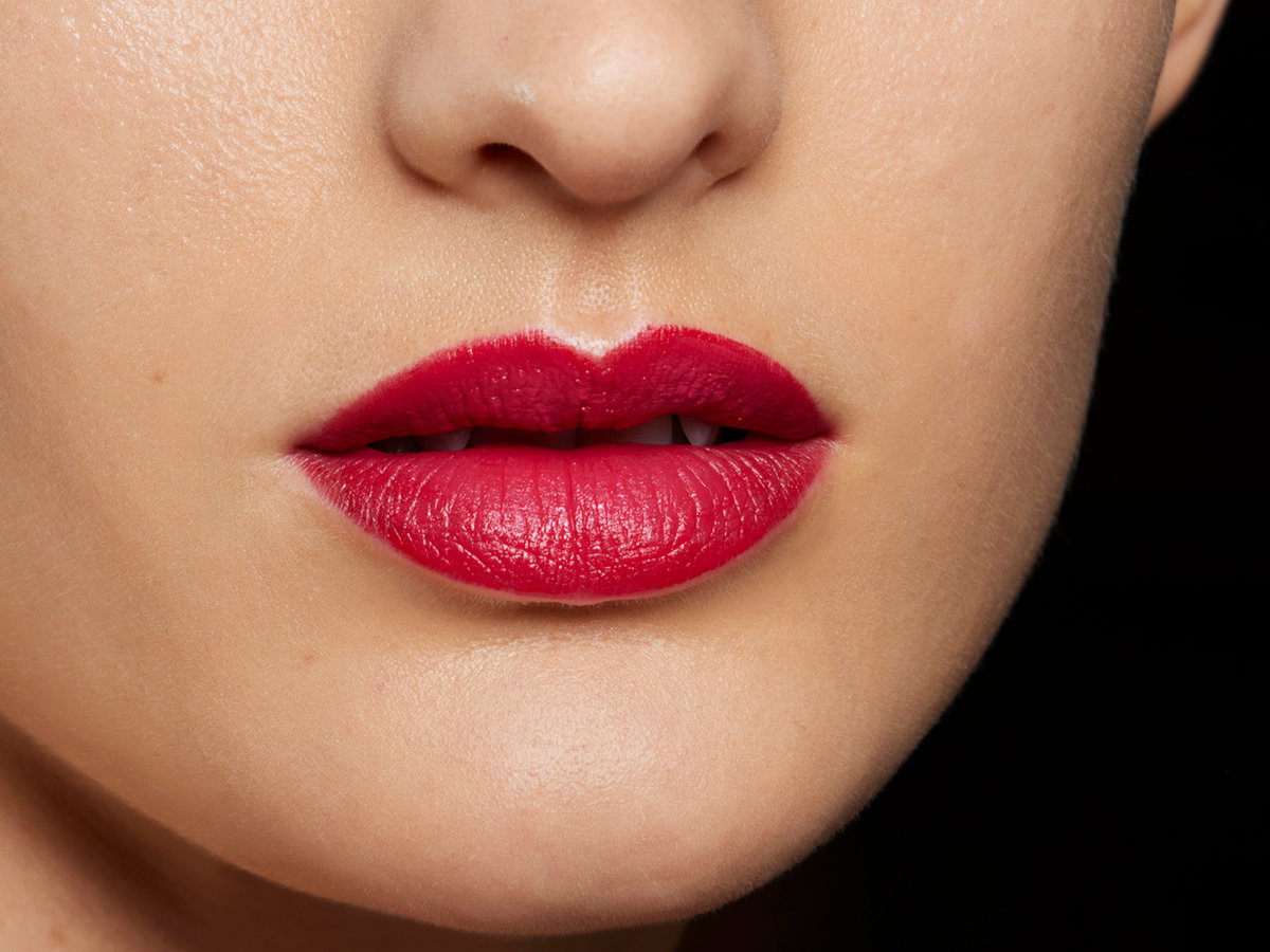 Rote Lippen