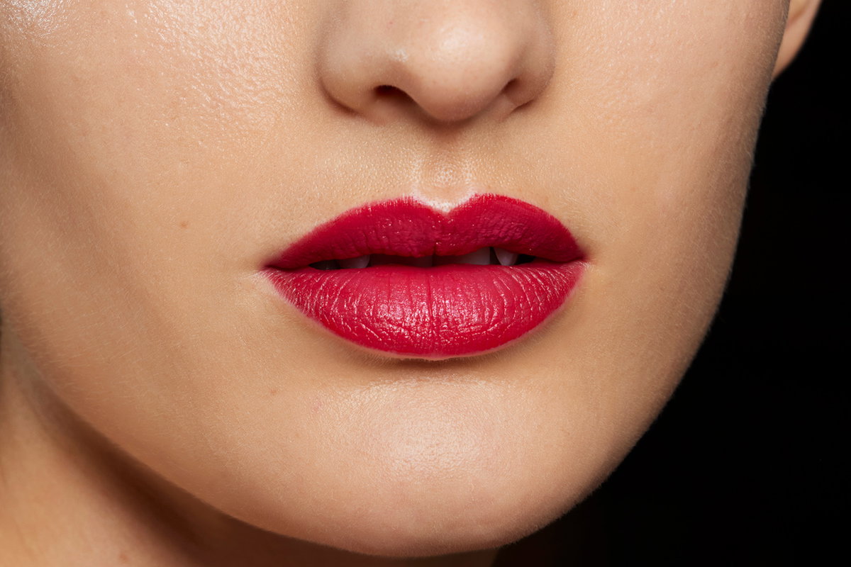 Rote Lippen