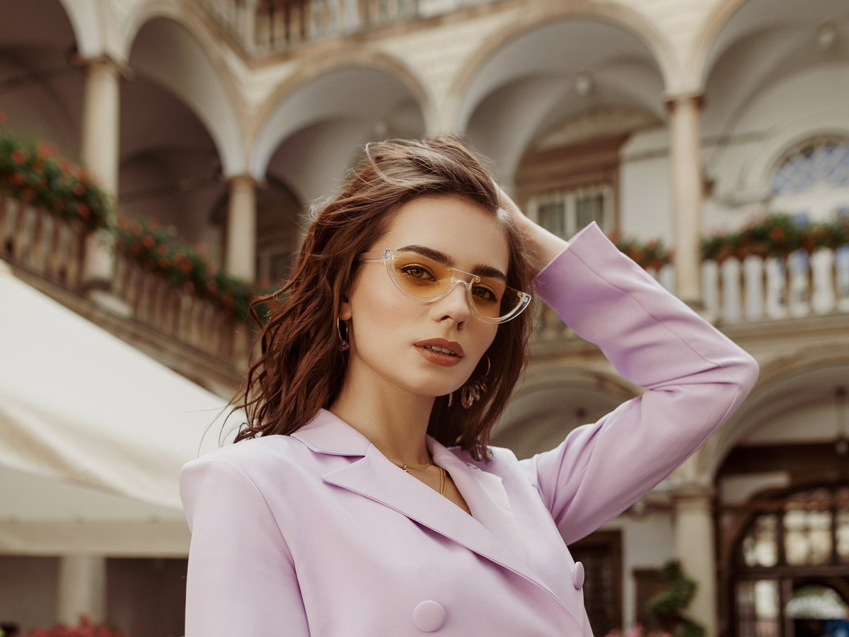 Blazer in Flieder für den Frühling