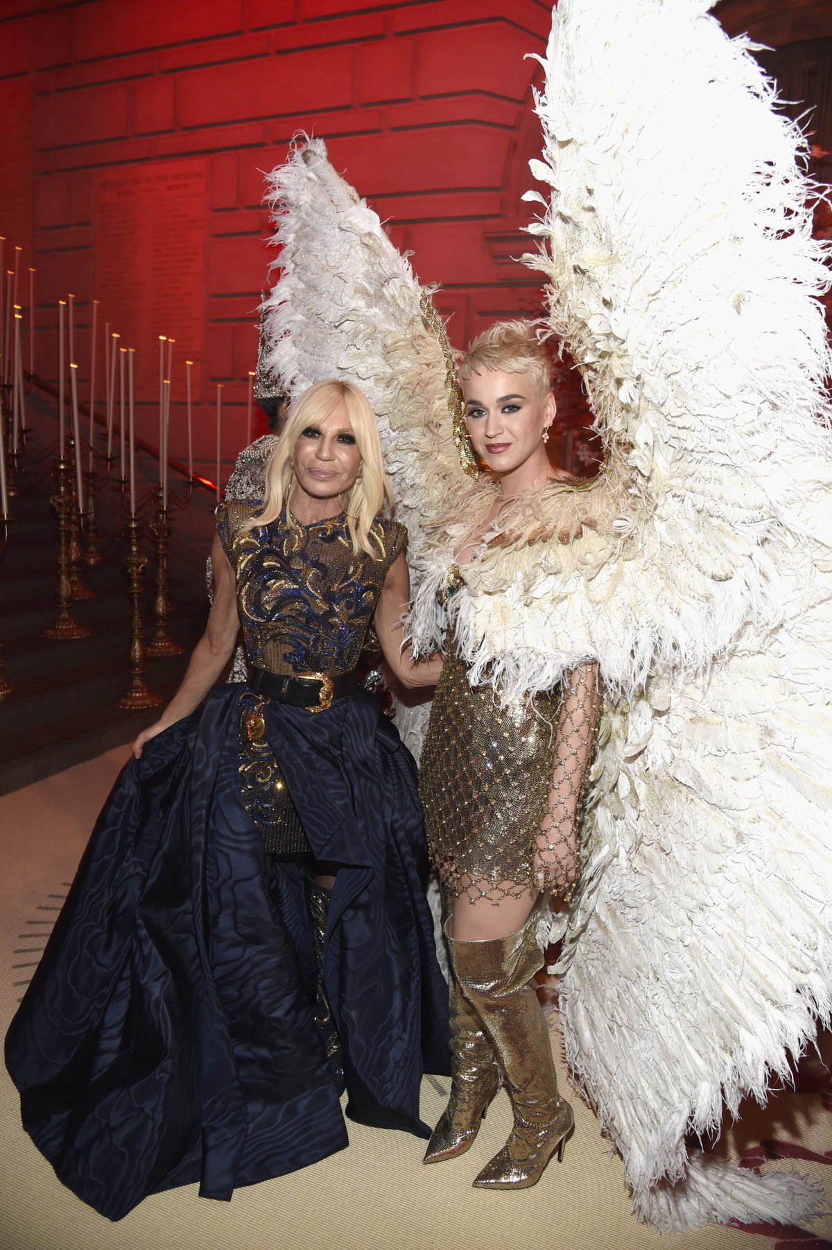Donnatella Versace und Katy Perry