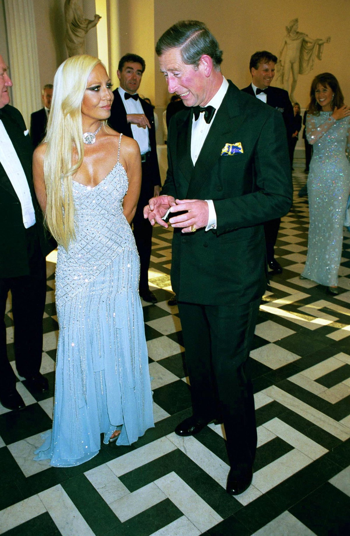 Donnatella Versace mit Prinz Charles