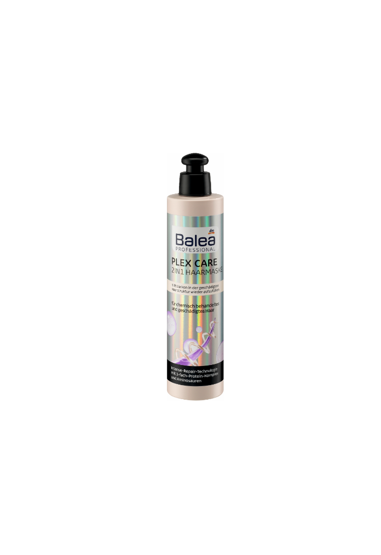 Glättet die Haarstruktur mit Intense-Repair-Technologie: Die Plex Care 2in1 Haarmaske