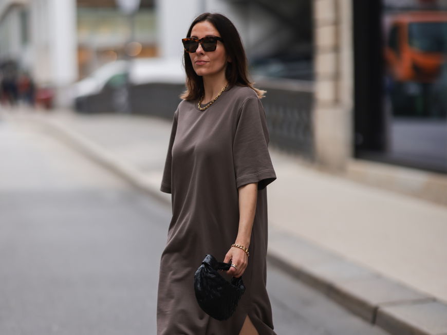 Streetstyle: T-Shirt-Kleid