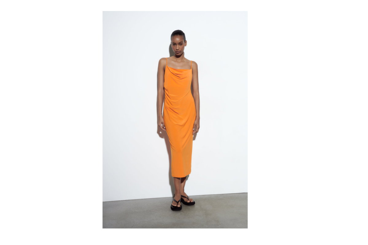 Frau träg Tube-Dress