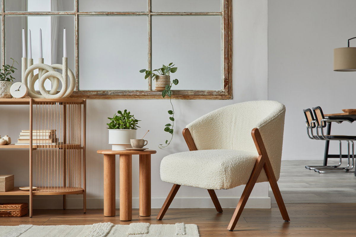 Sessel im Wohnzimmer