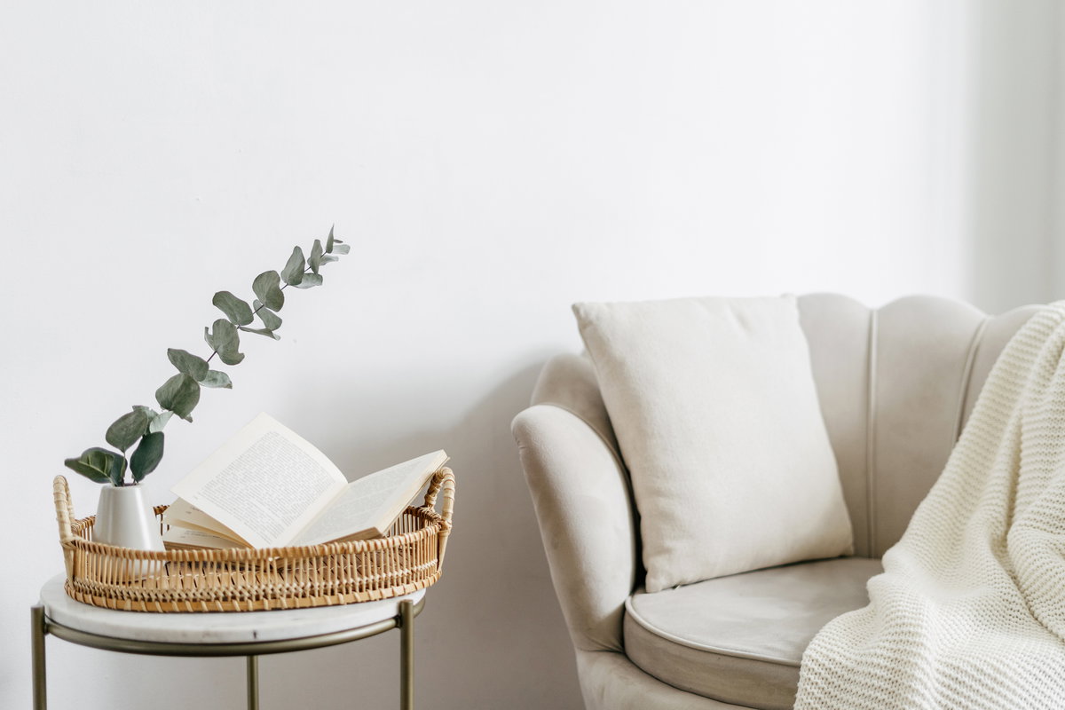 Sessel im Wohnzimmer