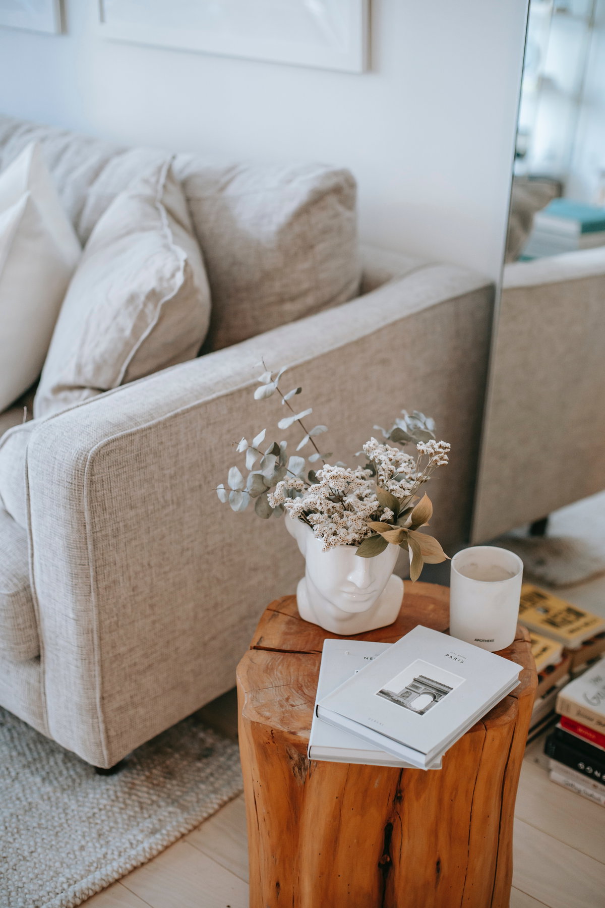 Dekoration im Wohnzimmer