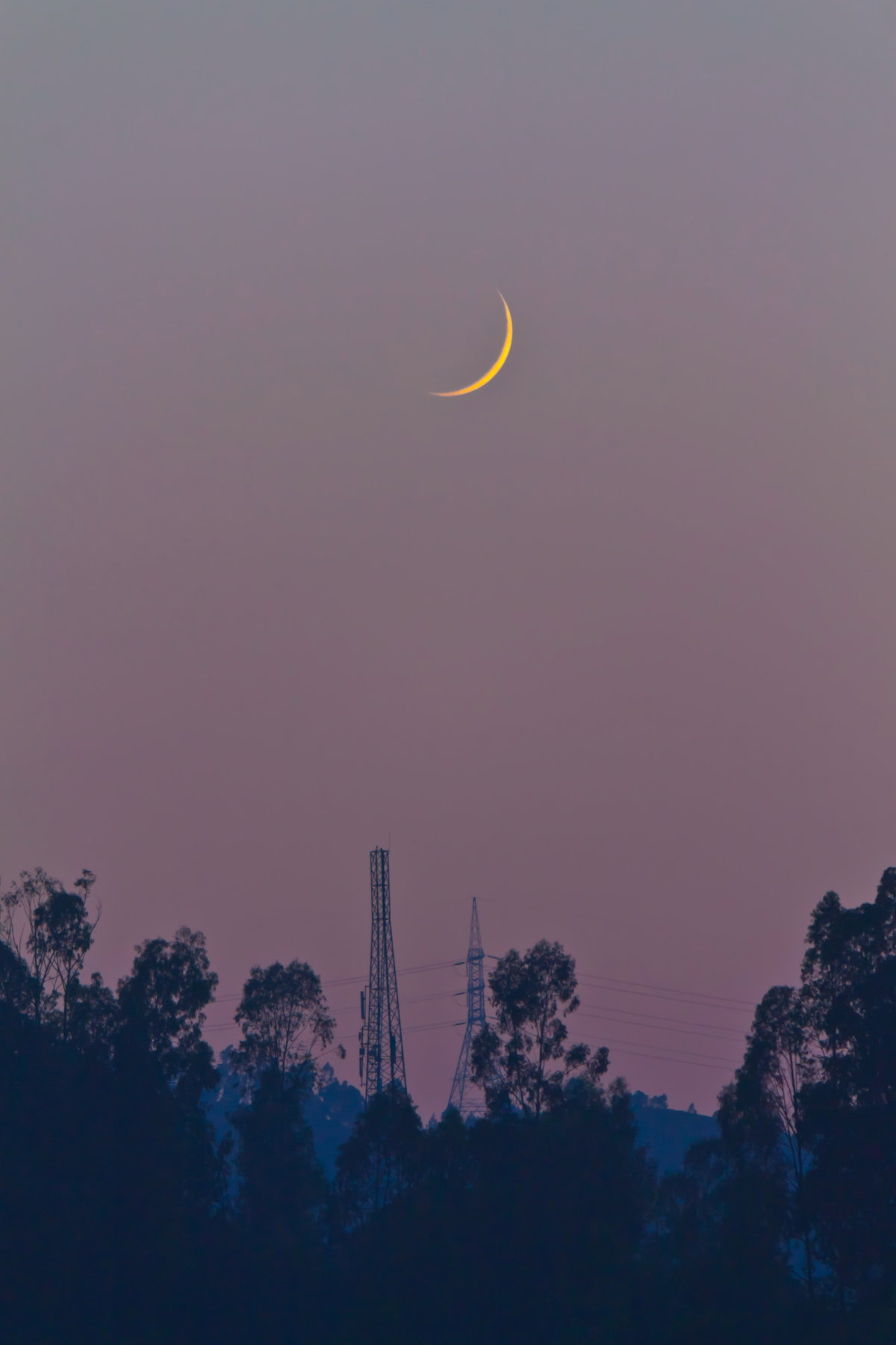 Mond am Himmel