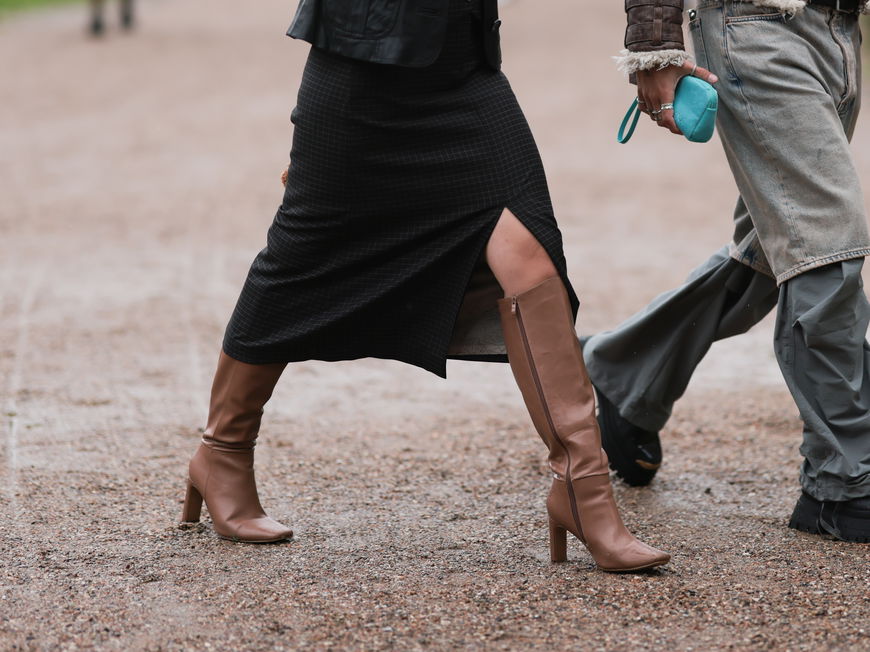 Braune Stiefel