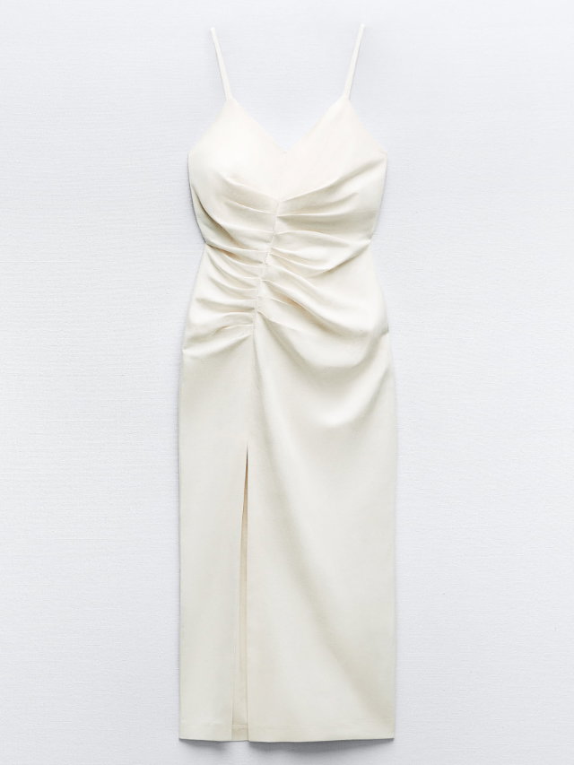Cremefarbenes Kleid von Zara